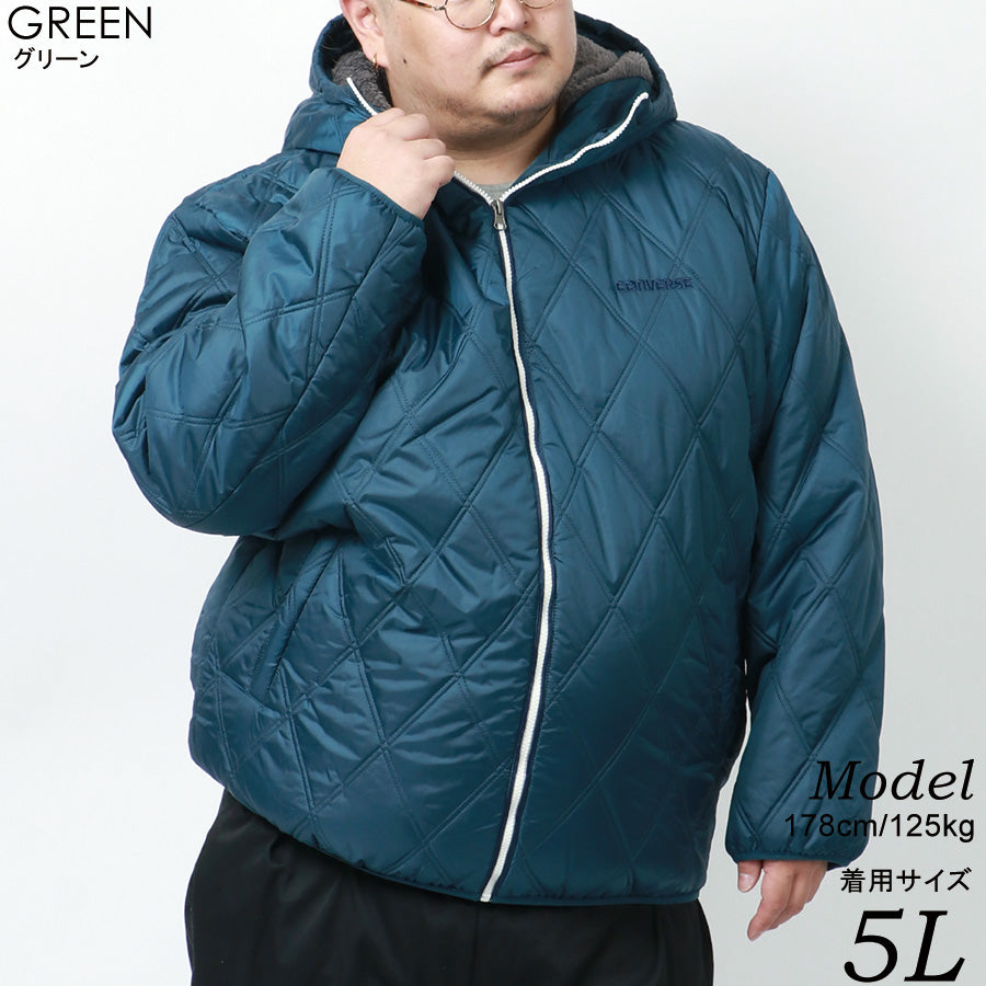 【大きいサイズ】CONVERSE コンバース キルティングジャケット 大きいサイズ キングサイズ 中綿 撥水加工 ジャケット アウター(6852280653)