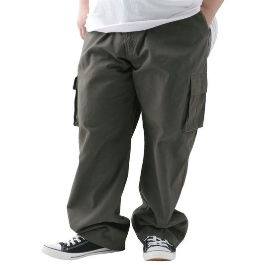 【大きいサイズ】DISCUS ATHLETIC ディスカス アスレチック カーゴパンツ メンズ パンツ ズボン 大きいサイズ ストレッチ ブランド ゆったり ウエストゴム ワークパンツ(6862280355)