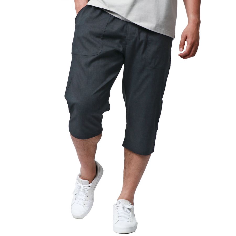 【大きいサイズ】marukawa マルカワ ハーフパンツ メンズ 大きいサイズ ひざ下 夏服 7分丈 クロップドパンツ ストレッチ ショートパンツ イージーパンツ 七分丈(6862280412)