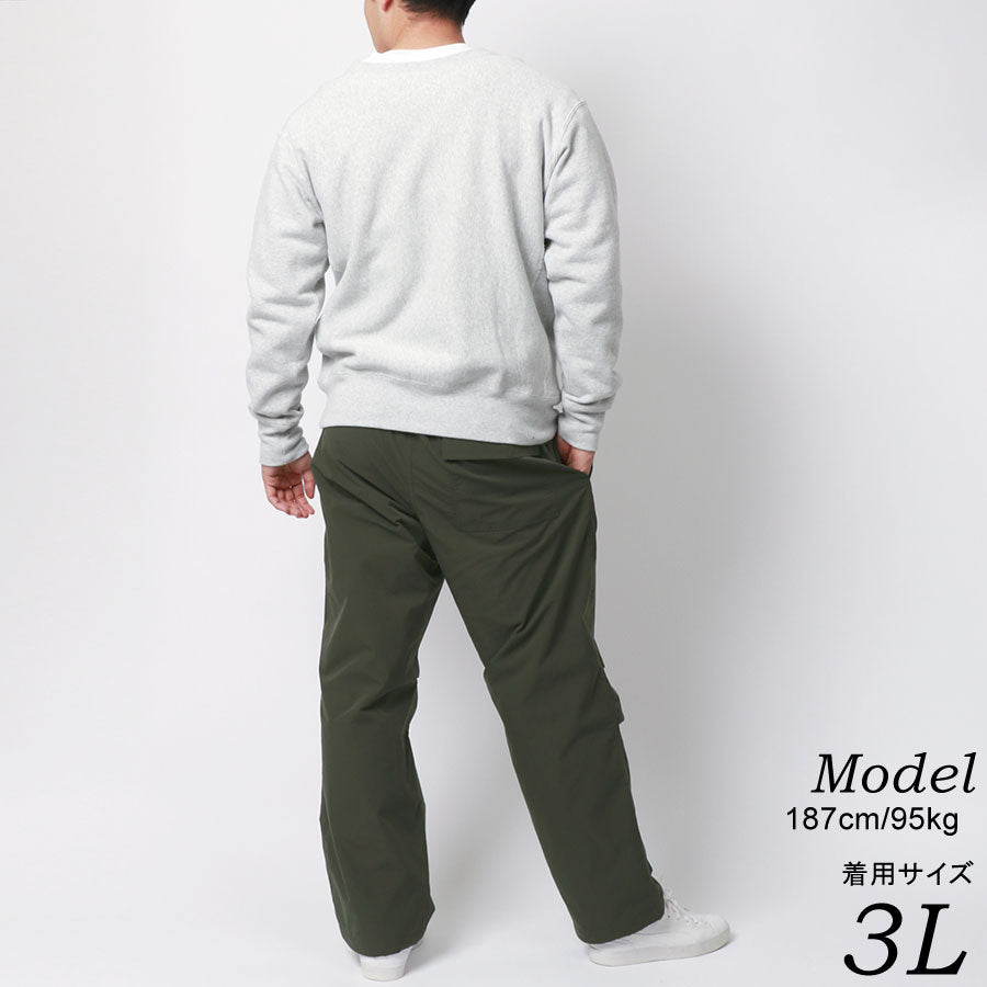 【大きいサイズ】イージーパンツ メンズ 大きいサイズ 秋冬 暖パン あったかパンツ 裏フリース ポリリップ 無地 シャカパン ロングパンツ ズボン ボトム ボトムス(6862280416)
