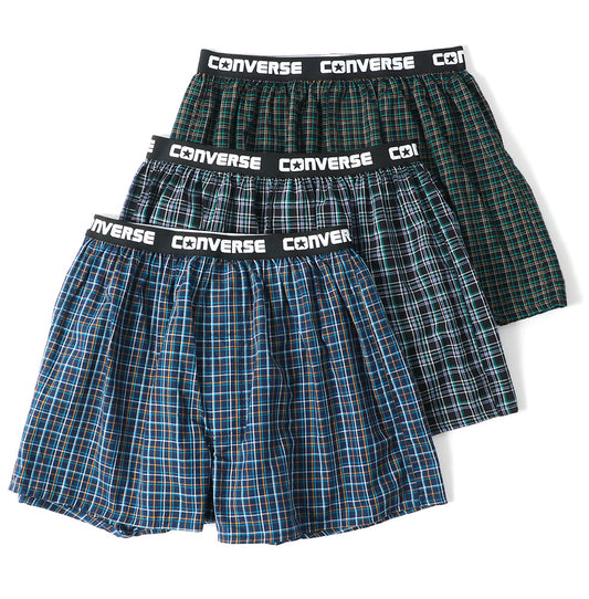 【大きいサイズ】CONVERSE コンバース インナー アンダーウェア 大きいサイズメンズ トランクス 3枚セット(6871690003)