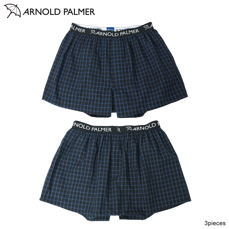 【大きいサイズ】Arnold Palmer アーノルドパーマー 大きいサイズメンズ トランクス 3枚組 前開き 下着 パンツ(6871690019)