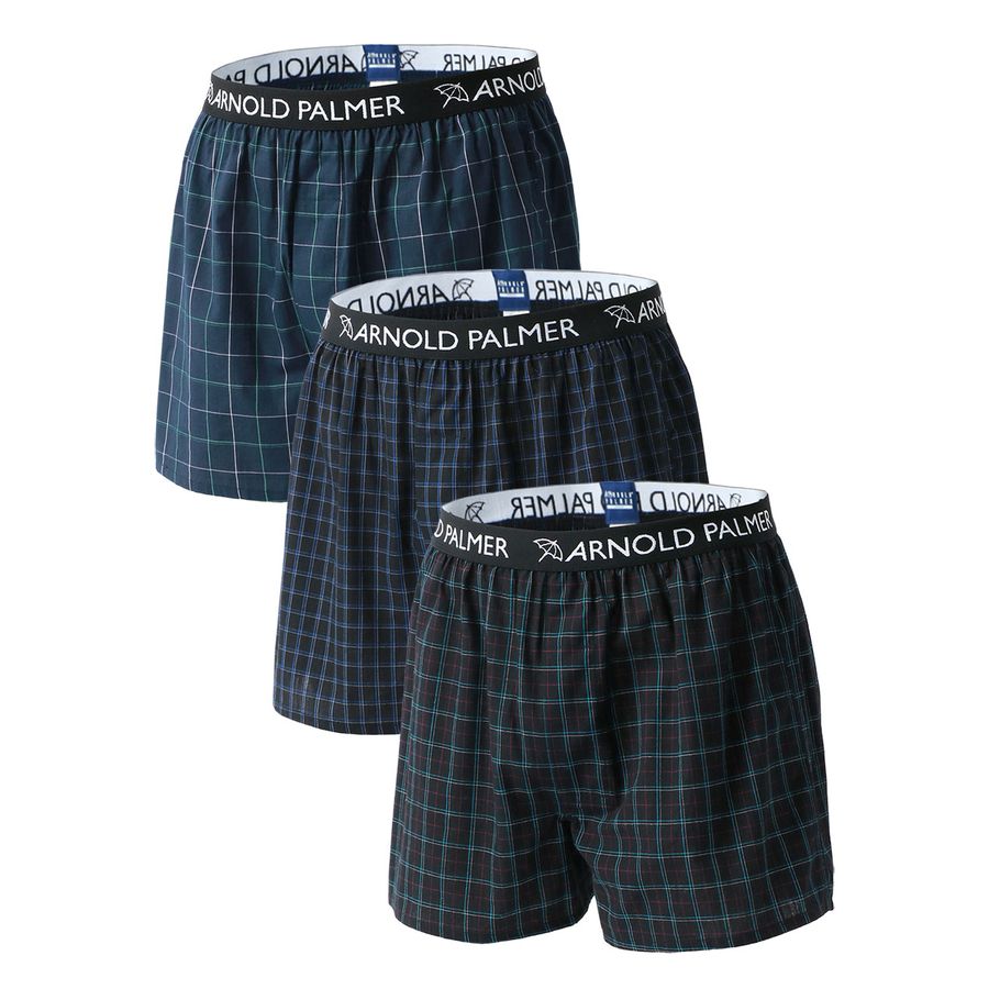 【大きいサイズ】Arnold Palmer アーノルドパーマー 大きいサイズメンズ トランクス 3枚組 前開き 下着 パンツ(6871690019)