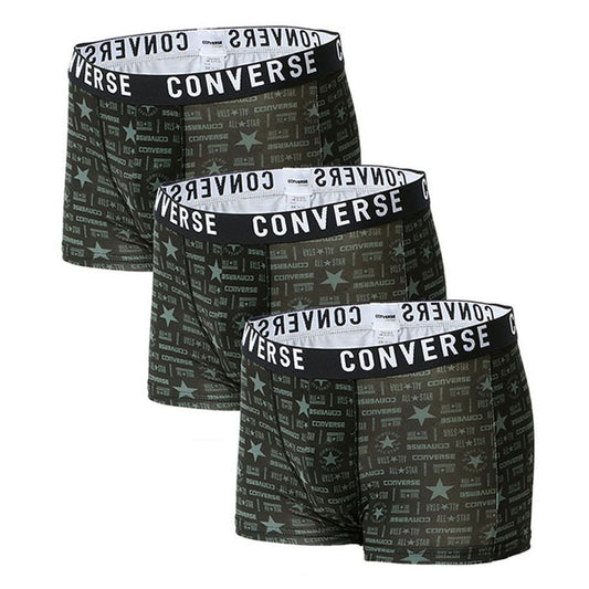 【大きいサイズ】CONVERSE コンバース ボクサーパンツ メンズ パンツ 大きいサイズ 下着 ブランド プレゼント おしゃれ セット 前閉じ 前とじ スポーツ かっこいい 3枚 かわいい ボクサーブリーフ 3枚組 パンツ(6871690022)