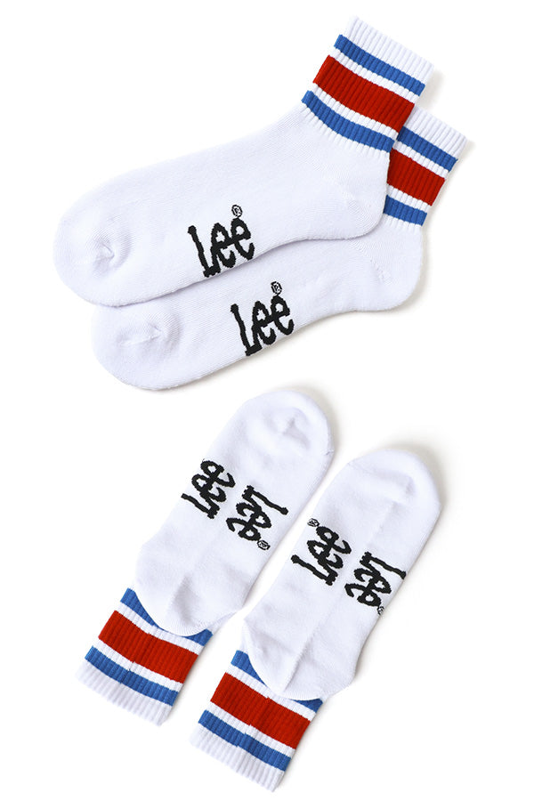 【大きいサイズ】Lee リー メンズ 靴下 ライン 5足組 ラインソックス セット ブランド プレゼント(6878620008)