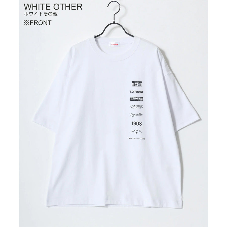 CONVERSE コンバース Tシャツ 半袖 メンズ レディース ユニセックス ブランド COOLMAX 吸水速乾 バックプリント ロゴ ワンポイント イージーケア ドライタッチ(0112281222)