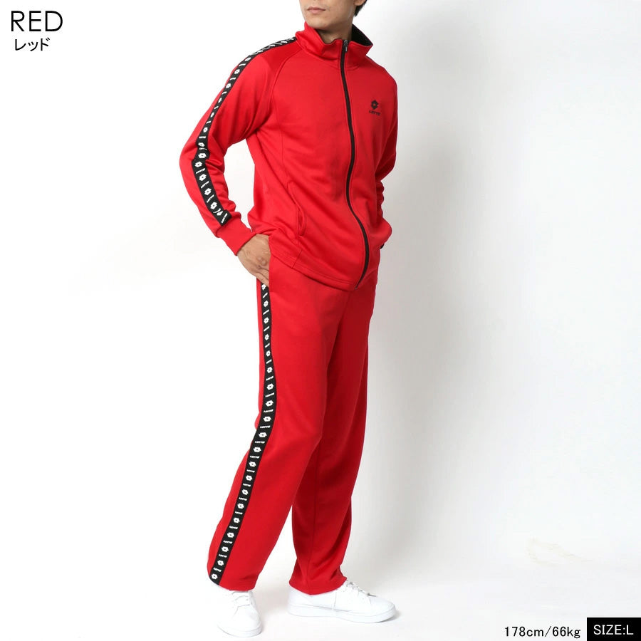 LOTTO ロット ジャージ 上下 メンズ セットアップ スポーツウェア トレーニングウェア ブランド おしゃれ トップス パンツ 長袖 大きいサイズ ゆったり かっこいい ランニングウェア 散歩(0161690003)