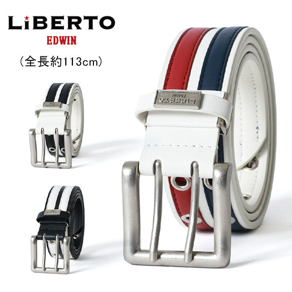 LiBERTO EDWIN リベルト エドウィン ベルト メンズ おしゃれ プレゼント ブランド カジュアル ビジネス 大きいサイズ ロングベルト(7718490282)