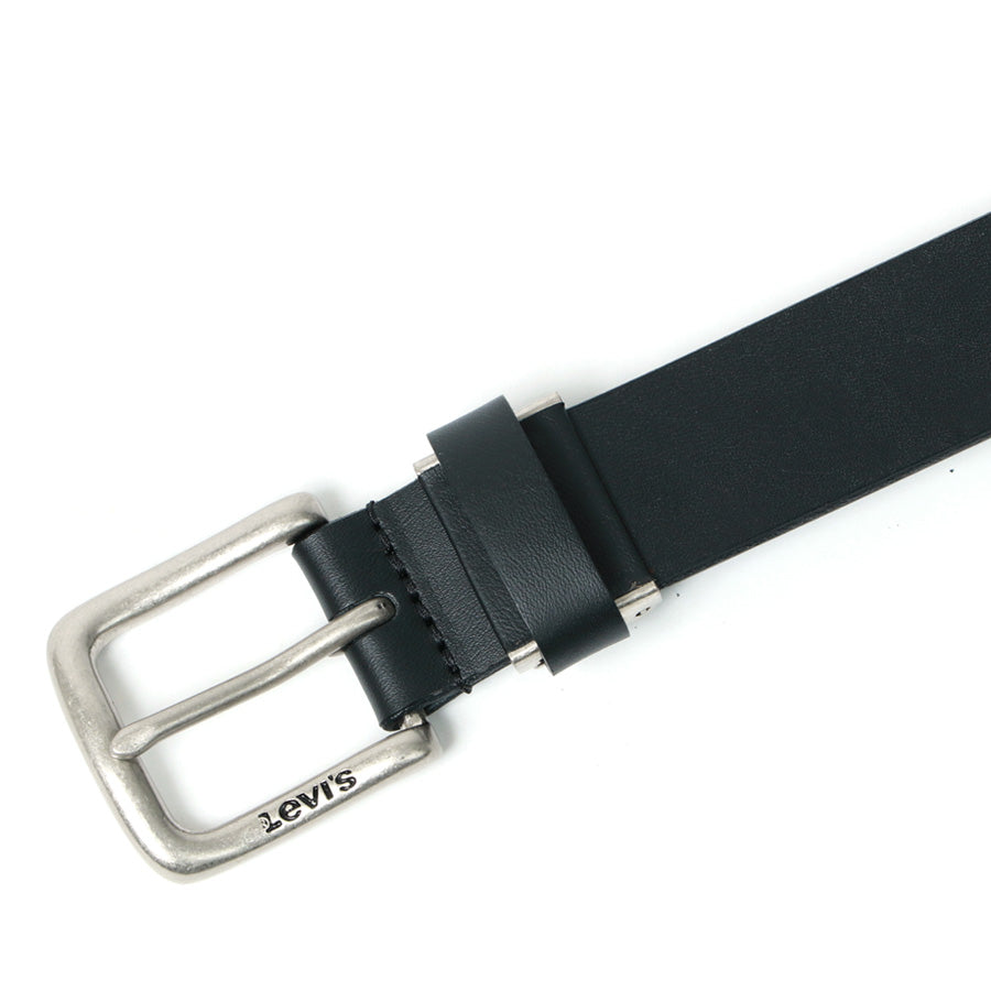 Levi's リーバイス 本革 レザー 牛革 帆型 無地 レザーベルト 牛革ベルト 革ベルト(7718990012)