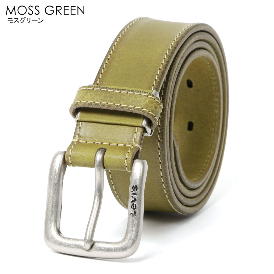 Levi's リーバイス リアルレザー 本革 牛革 ステッチ カジュアルベルト(7718990014)