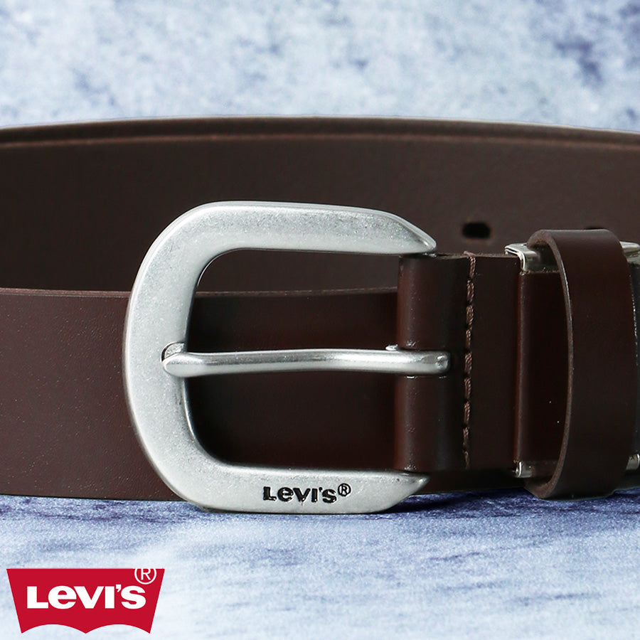 Levi's リーバイス 牛革ベルト 革ベルト おしゃれ カジュアル レザー 牛革(7718990038)