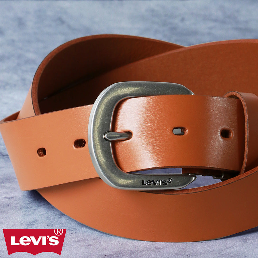Levi's リーバイス 牛革ベルト 革ベルト おしゃれ カジュアル レザー 牛革(7718990038)
