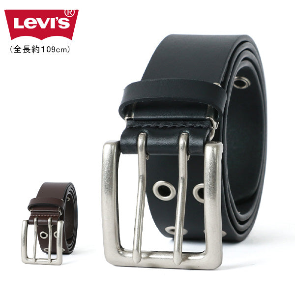 Levi's リーバイス 本革 ダブルピンハトメベルト(7718990068)