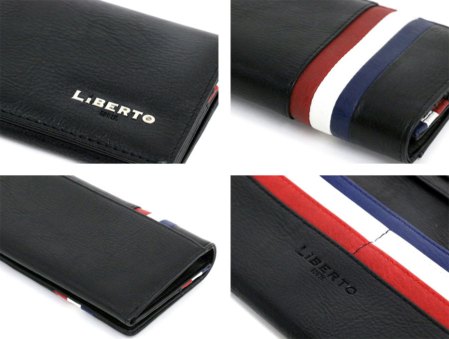 LiBERTO EDWIN リベルト エドウィン 財布 長財布 長サイフ 合成皮革 トリコロール(7738490043)