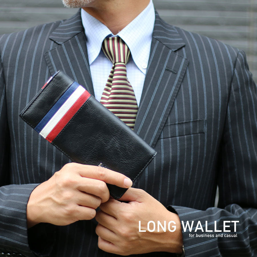 LiBERTO EDWIN リベルト エドウィン 財布 長財布 長サイフ 合成皮革 トリコロール(7738490043)