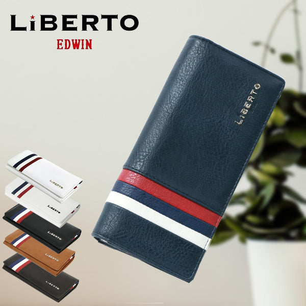 LiBERTO EDWIN リベルト エドウィン 財布 長財布 長サイフ 合成皮革 トリコロール(7738490043)