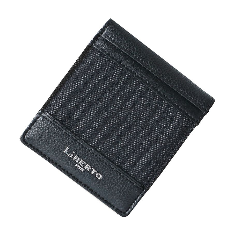 LiBERTO EDWIN リベルト エドウィン 財布 メンズ デニム 切替え 二つ折り財布 さいふ サイフ おしゃれ プレゼント(7738490110)