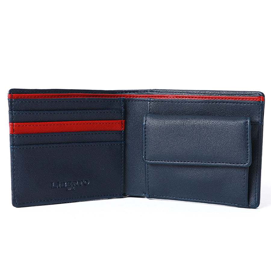 LiBERTO EDWIN リベルト エドウィン 財布 メンズ デニム 切替え 二つ折り財布 さいふ サイフ おしゃれ プレゼント(7738490110)