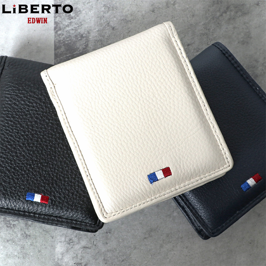 LiBERTO EDWIN リベルト エドウィン 財布 メンズ 本革 二つ折り財布 さいふ サイフ(7738490113)