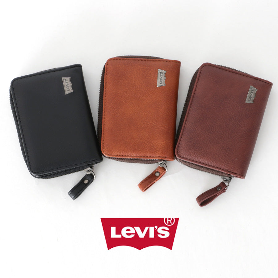 Levi's リーバイス 合成皮革 二つ折り財布(7738990018)