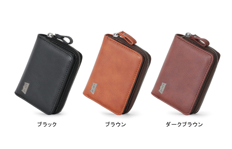 Levi's リーバイス 合成皮革 二つ折り財布(7738990018)