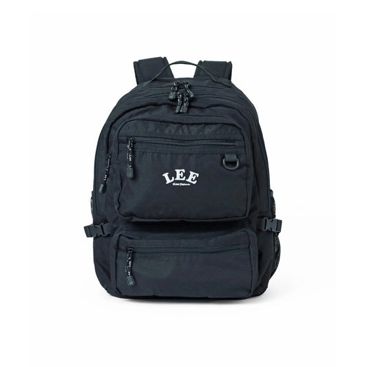 LEE リー リュック メンズ レディース ユニセックス バックパック デイバッグ ブランド 軽量 ワンポイント ロゴ 撥水加工 見た目以上に入る大容量 パソコン 入る A4 (7747840015)