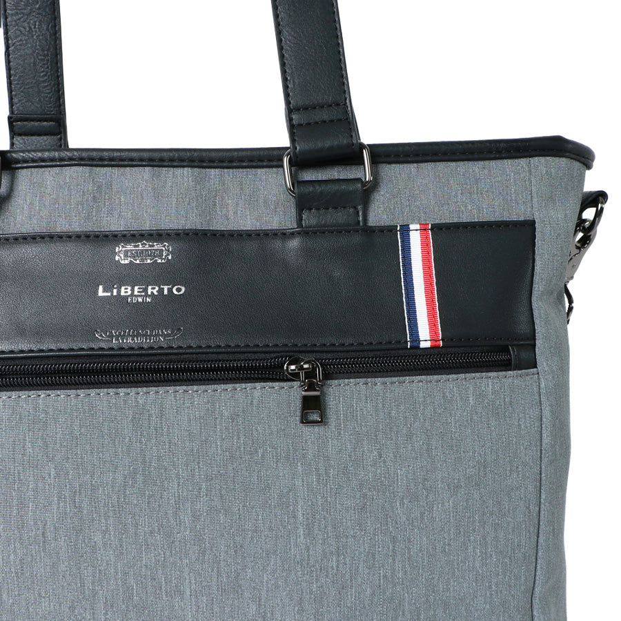 LiBERTO EDWIN リベルト エドウィン トートバッグ メンズ 2way トート ショルダー 通勤 通学 男女兼用 大きめ 鞄 ビジネス カジュアル(7788490017)