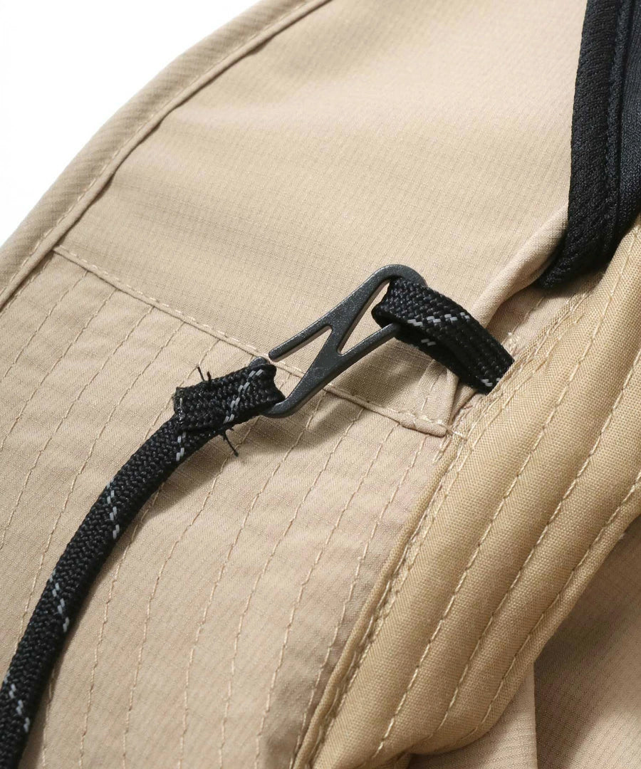 U.S. POLO ASSN. ユーエスポロアッスン サンシェード付 アドベンチャーハット サファリハット メンズ レディース ユニセックス ロゴ ワンポイント刺繍 UVカット 速乾性 リップストップ仕様 デイリーユース(7817140010)