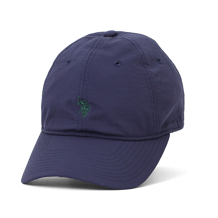 U.S. POLO ASSN. ユーエスポロアッスン ナイロンキャップ メンズ レディース ユニセックス ブランド ロゴ 刺繍 ローキャップ 撥水 吸水速乾 アジャスター付き サイズ調整可 カジュアル スポーツ(7817140011)
