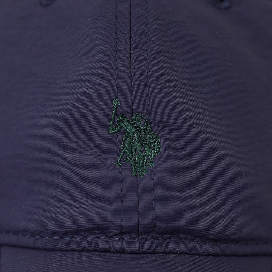 U.S. POLO ASSN. ユーエスポロアッスン ナイロンキャップ メンズ レディース ユニセックス ブランド ロゴ 刺繍 ローキャップ 撥水 吸水速乾 アジャスター付き サイズ調整可 カジュアル スポーツ(7817140011)