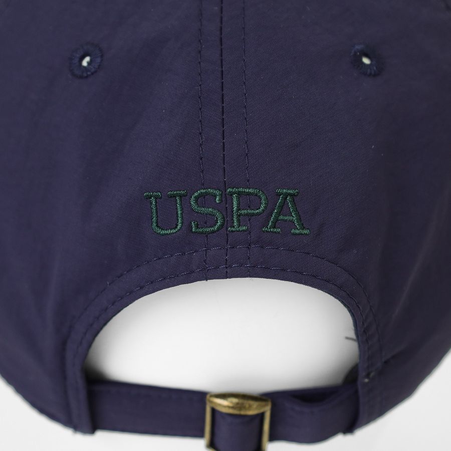 U.S. POLO ASSN. ユーエスポロアッスン ナイロンキャップ メンズ レディース ユニセックス ブランド ロゴ 刺繍 ローキャップ 撥水 吸水速乾 アジャスター付き サイズ調整可 カジュアル スポーツ(7817140011)