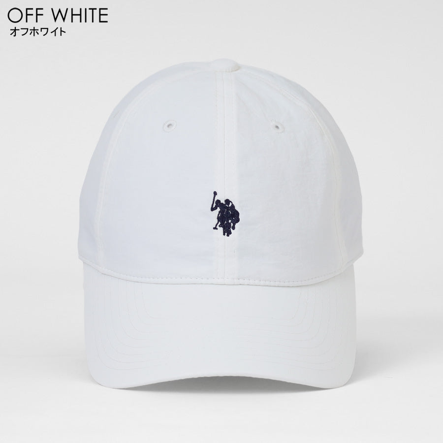 U.S. POLO ASSN. ユーエスポロアッスン ナイロンキャップ メンズ レディース ユニセックス ブランド ロゴ 刺繍 ローキャップ 撥水 吸水速乾 アジャスター付き サイズ調整可 カジュアル スポーツ(7817140011)