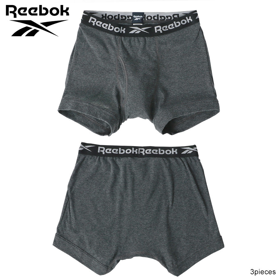 【大きいサイズ】Reebok リーボック ボクサーパンツ 前開き 大きいサイズ 3枚セット(6871690008)