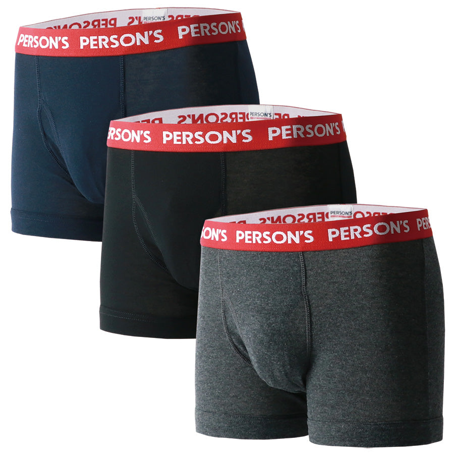 【大きいサイズ】PERSON'S パーソンズ ボクサーパンツ メンズ 3枚セット(6871690006)