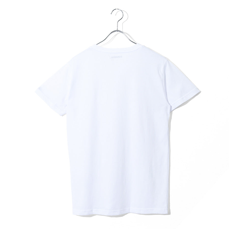 CONVERSE コンバース 2枚組 2P Vネック Tシャツ メンズ レディース ユニセックス 無地 綿混 シンプル ベーシック アンダーウェア インナー 肌着 薄手(7881690002)