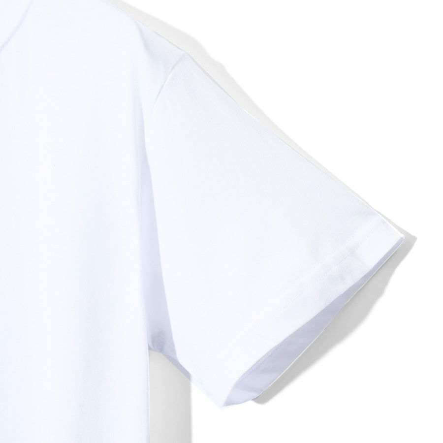 CONVERSE コンバース 2枚組 2P Vネック Tシャツ メンズ レディース ユニセックス 無地 綿混 シンプル ベーシック アンダーウェア インナー 肌着 薄手(7881690002)