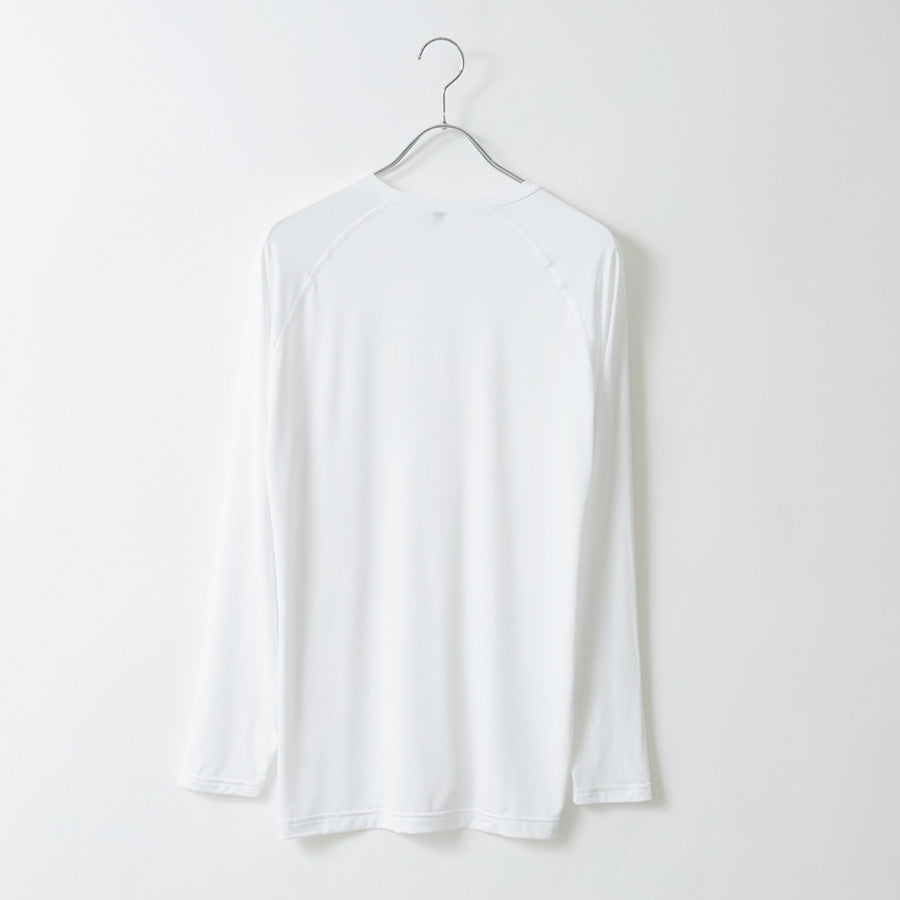 marukawa 疲労対策 サポートウェア Tシャツ メンズ レディース ユニセックス 長袖 インナー Qi-tex チテックス 快適性 機能性 3Dデザイン カットソー トップス ルームウェア 部屋着(7898680042)