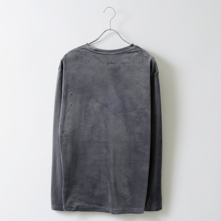 marukawa HOME BY TEMPUR テンピュール リラクシングウェア Tシャツ メンズ レディース ユニセックス 長袖 インナー Qi-tex チテックス 快適性 機能性 カットソー トップス ルームウェア 部屋着(7898680044)