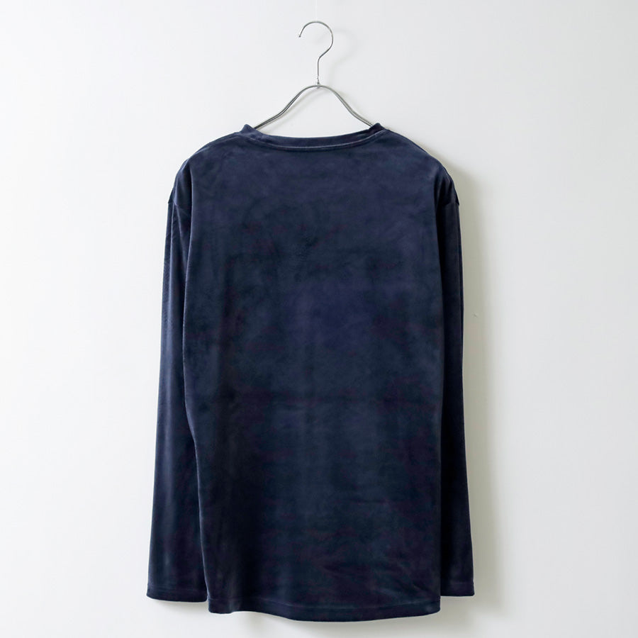 marukawa HOME BY TEMPUR テンピュール リラクシングウェア Tシャツ メンズ レディース ユニセックス 長袖 インナー Qi-tex チテックス 快適性 機能性 カットソー トップス ルームウェア 部屋着(7898680044)