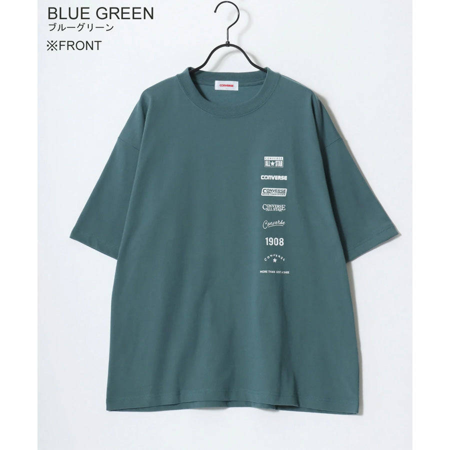 CONVERSE コンバース Tシャツ 半袖 メンズ レディース ユニセックス ブランド COOLMAX 吸水速乾 バックプリント ロゴ ワンポイント イージーケア ドライタッチ(0112281222)