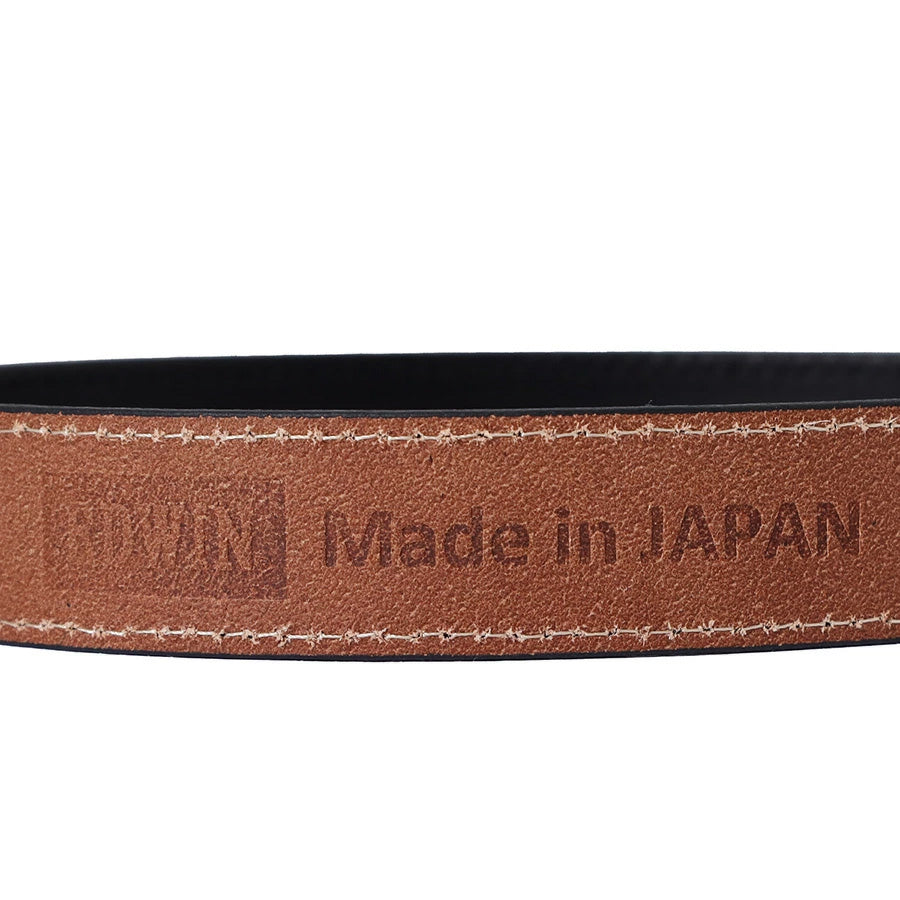 EDWIN エドウィン 35mm シングルステッチベルト メンズ 日本製 メイドインジャパン 牛革 本革 ブランド ビジネス カジュアル ジーンズ 帆型バックル バックル交換可 サイズ調整可 バックル刻印(7717840006)
