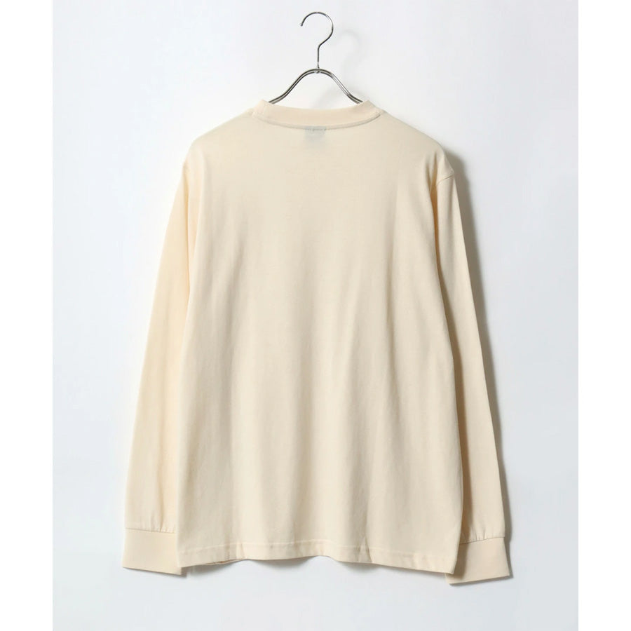 LOGOS park ロゴスパーク Tシャツ 長袖 メンズ レディース ユニセックス ワンポイント ボックス ロゴ ブランド ロンT アウトドア カットソー トップス リサイクル天竺 ベーシック(0112281291)