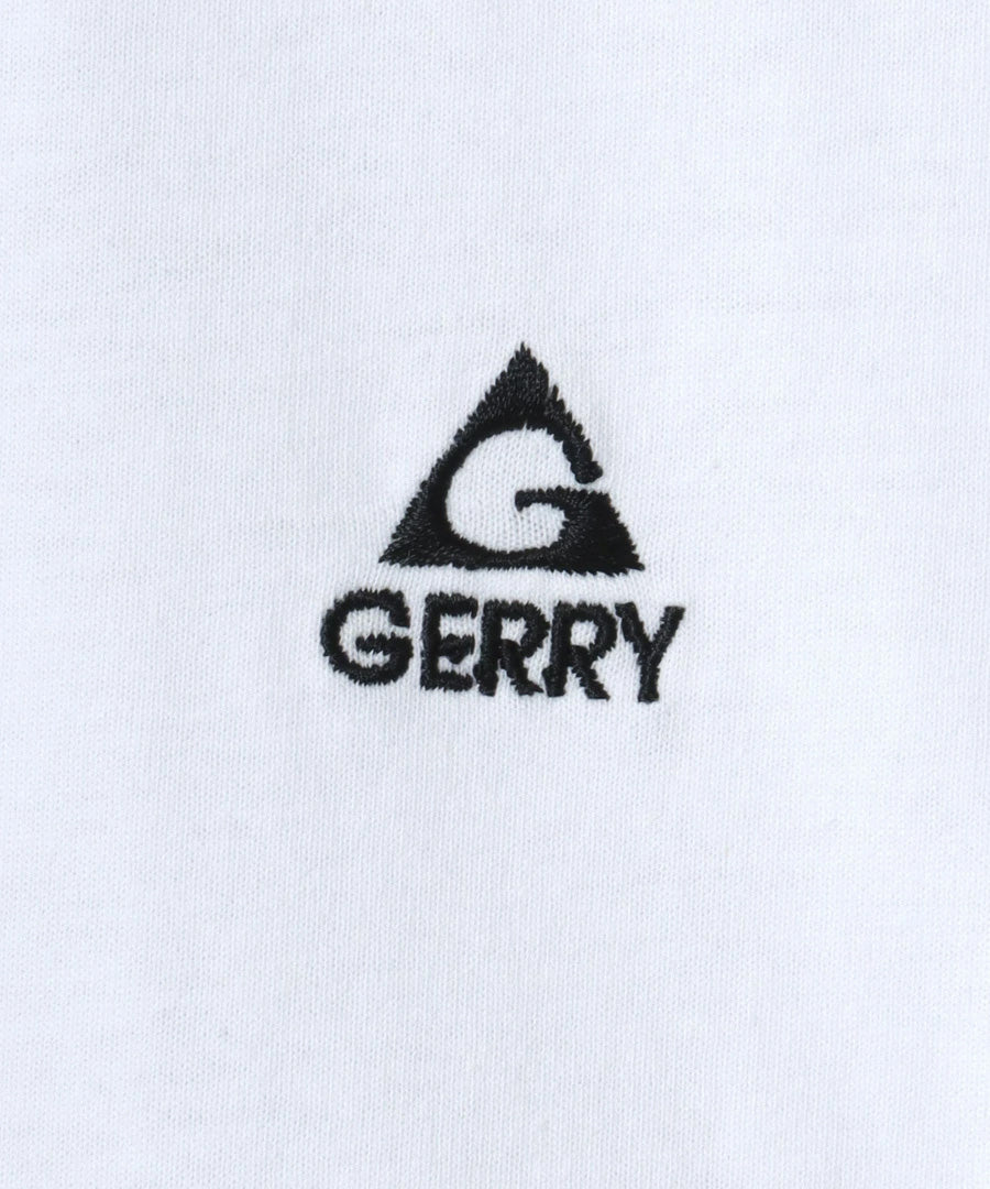 GERRY ジェリー Tシャツ 半袖 メンズ レディース ユニセックス 綿100% ブランド オーバーサイズ ビッグシルエット 大きいサイズ アウトドア バックプリント ロゴ ワンポイン刺繍(0112680019)