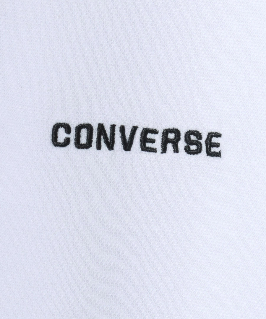 CONVERSE コンバース ポロシャツ 半袖 メンズ レディース ユニセックス ブランド QUICK DRY 速乾 カノコ 無地 ロゴ オールスター ワンポイント刺繍 襟ライン 鹿の子(0142280184)