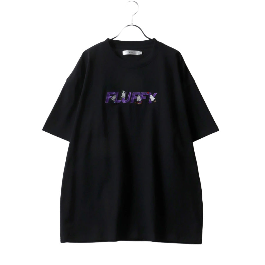 SITRY シトリー Tシャツ 半袖 メンズ レディース ユニセックス 綿100 別注 オーバーサイズ ビッグシルエット ワイドシルエット アニマル ゴースト ワンポイント刺繍 カットソー トップス(0115130027)