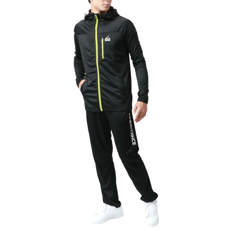 soleildor ソレイルドール スポーツウェア おしゃれ ジャージ メンズ 上下 セットアップ トレーニングウェア ブランド トップス パンツ 長袖 大きいサイズ(0162210003)