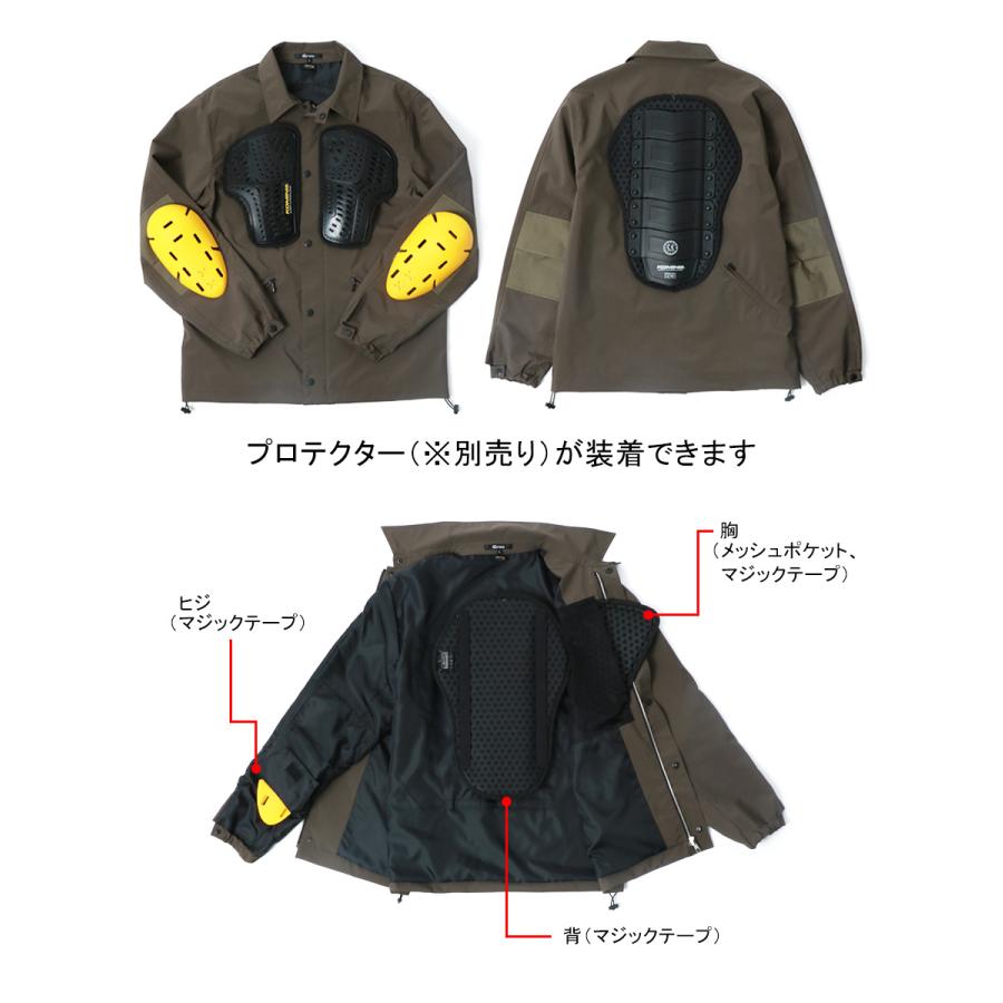 Gros 防風撥水 コーチジャケット バイクジャケット(3142210137)