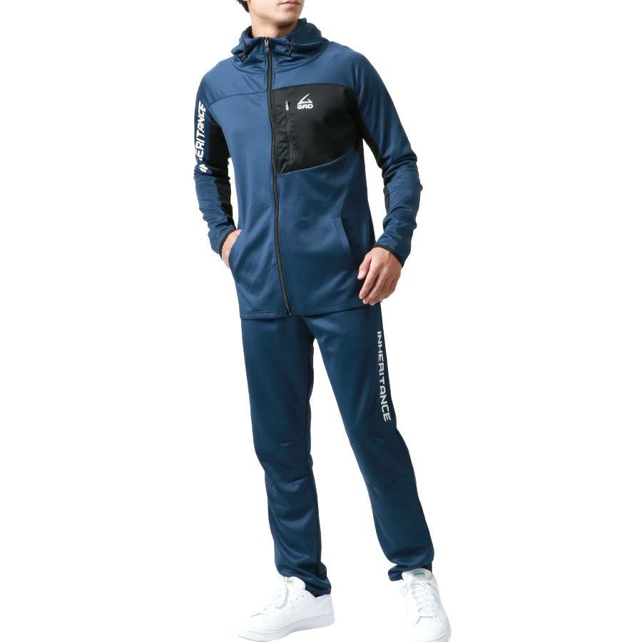 soleildor ソレイルドール スポーツウェア おしゃれ ジャージ メンズ 上下 セットアップ トレーニングウェア ブランド トップス パンツ 長袖 大きいサイズ(0162210003)