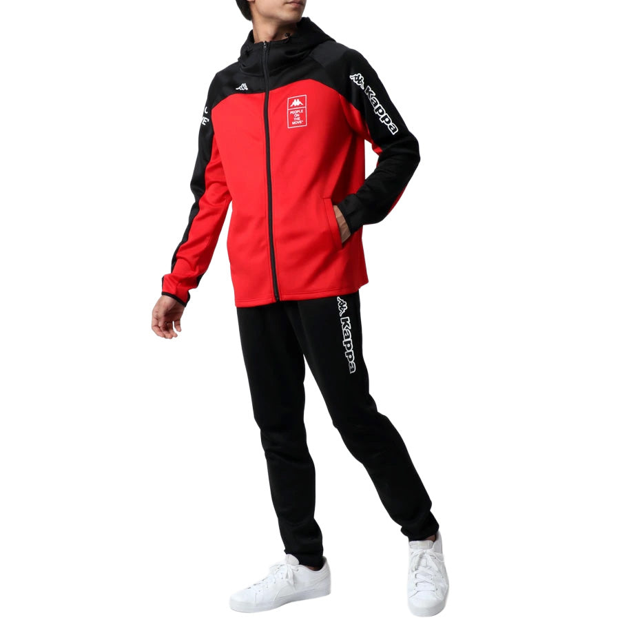 kappa カッパ ジャージ 上下 メンズ セットアップ スポーツウェア トレーニングウェア ブランド おしゃれ トップス パンツ 長袖 大きいサイズ(0165030004)