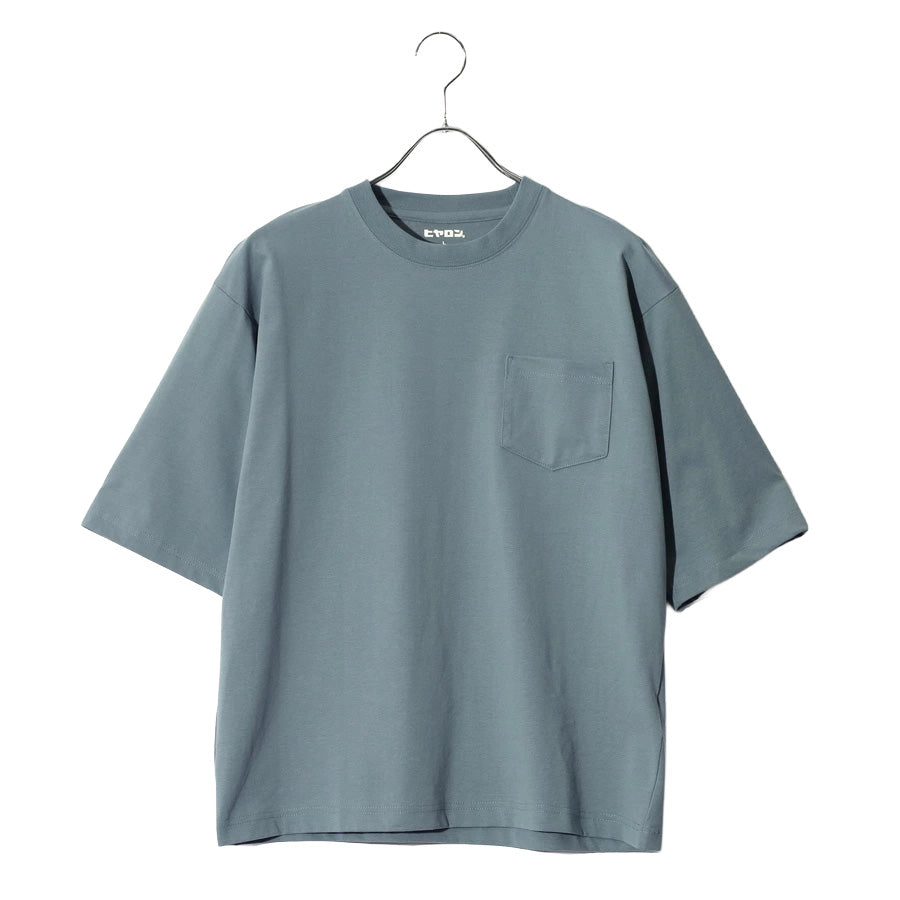 ヒヤロン 接触冷感 Tシャツ 半袖 無地 メンズ レディース ユニセックス クルーネック ポケット付き ポケT ひんやり 涼しい(0111690022)